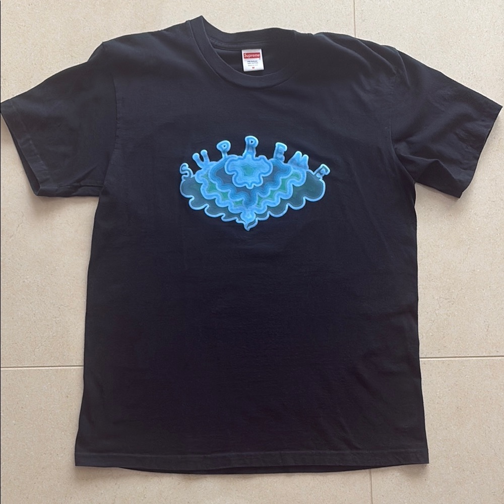 Supreme Black Cloud Tee T-Shirt Season SS19